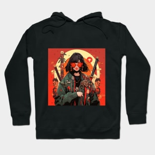 Samurai Girl Hoodie